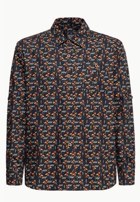 King Kerosin Aop Vintage Suit Hemd "Foxy" KKI35017