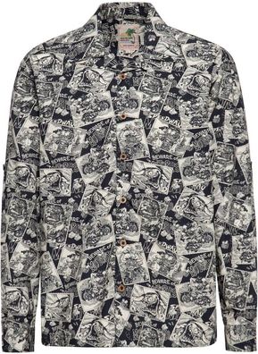 King Kerosin AOP Vintage Hawai Hemd KKI45054