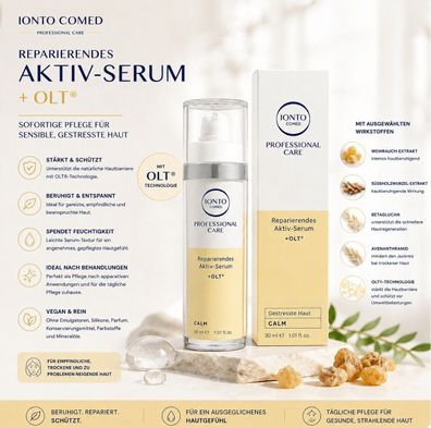 IONTO-COMED -  Professional Care CALM Reparierendes Aktiv-Serum, 30 ml