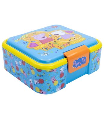 Peppa Pig Lunchbox Kinder Brotdose mit 3 Fächern Pausenbox