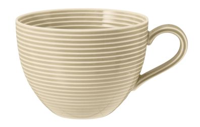 Seltmann Weiden Milchkaffeeobertasse 0,35 l mit Relief Beat Sandbeige 001.753838