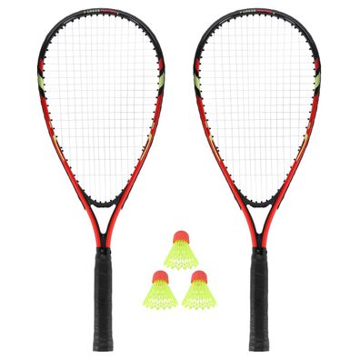 NILS NRS001 Crossminton Set 2 Schläger 3 Speeders Tasche