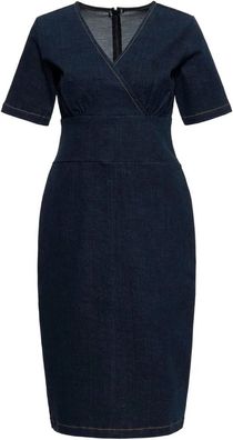 Queen Kerosin Damen Retro Overlapped Pencil Kleid QKU46030
