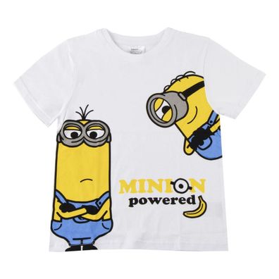Minions Kurzarmshirt Kinder Baumwollshirt Freizeit Sommer Kleidung
