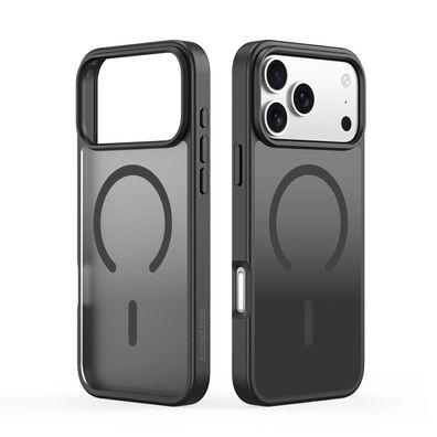 Dux Ducis Yind iPhone 17 Pro Hülle kompatibel mit Magnetring - schwarz Handyhülle