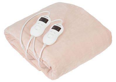 Camry CR 7424 Heizdecke für 2 Personen 150 x 160 cm mit 8 Heizstufen - Rosa