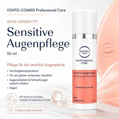 IONTO-COMED Professional Care SKIN Longevity Sensitive Augenpflege, 50 ml