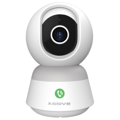 Xssive 360 Grad WLAN Überwachungskamera mit App Nachtsicht und Audio