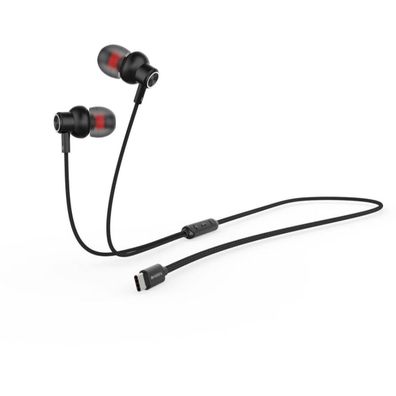 Xssive Type C In Ear Kopfhörer Stereo Ohrhörer mit Kabel Schwarz