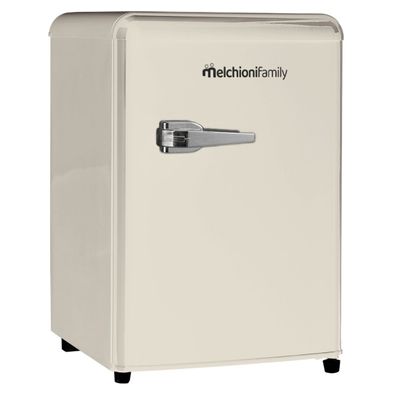 Melchioni Mini Kühlschrank 45L Retro mit Gefrierfach leise Kompressor Kühlschrank