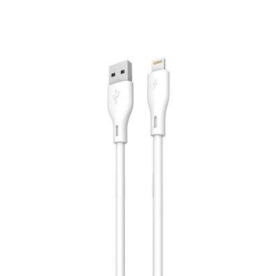 Dudao L2L USB-A / Kompatibel mit iPhone (Kabel) 3A 2m – Weiß