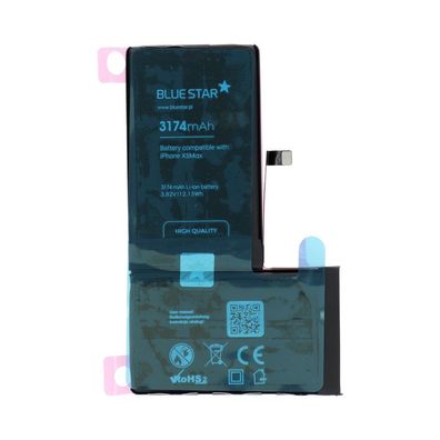 Bluestar Akku Ersatz kompatibel mit iPhone Xs Max 3174mAh Li-lon Austausch Batteri