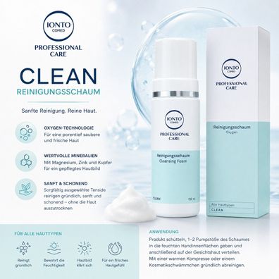 IONTO-COMED Professional Care CLEAN Reinigungsschaum 150 ml