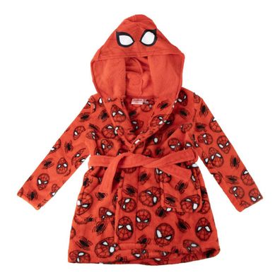 Spider-Man Kinder Hausmantel – Kuscheliger Bademantel aus Polyester