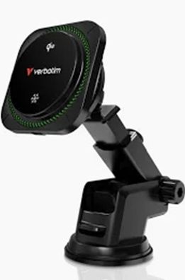 Verbatim Charge 'n' Drive Magnetisches kabelloses Autoladegerät Qi2-Technologie