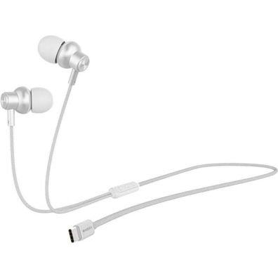 Xssive Type C In Ear Kopfhörer Stereo Ohrhörer mit Kabel Weiß