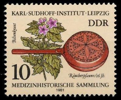 DDR 1981 Nr 2640 postfrisch SE364D6
