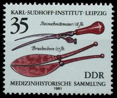 DDR 1981 Nr 2643 postfrisch SE364EE