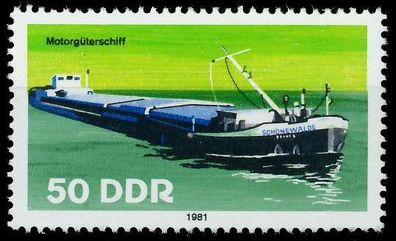 DDR 1981 Nr 2655 postfrisch SE365EA