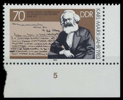 DDR 1983 Nr 2787 postfrisch ECKE-URE XAC0A3A