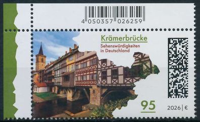 BRD BUND 2026 Nr 3961 postfrisch ECKE-OLI XAC6AAE