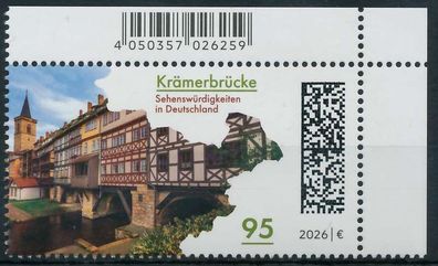 BRD BUND 2026 Nr 3961 postfrisch ECKE-ORE XAC6A9E