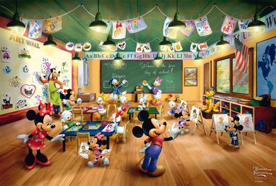 Disney | Mickey and Minnie: Schoolhouse, Kinkade