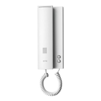 Ritto Wohntelefon 1763070 Inneneinheit TwinBus mit Téröffnertaste Weiß