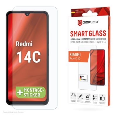 Displex Panzerfolie 9H für Xiaomi Redmi 14C