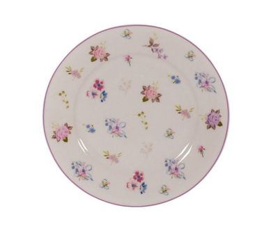 Porzellan-Dessertteller Flora Isabelle Rose