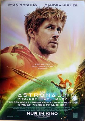 Der Astronaut - Original Kinoplakat A1 - Hauptmotiv - Ryan Gosling - Filmposter