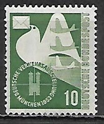 BRD postfrisch Michel-Nummer 168 mit Falz