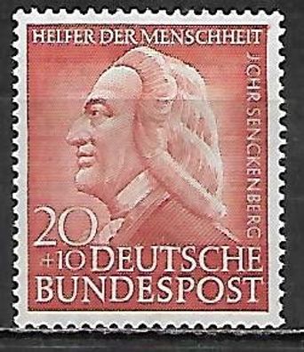 BRD postfrisch Michel-Nummer 175 mit Falzresten