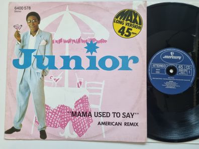 Junior - Mama Used To Say (American Remix) 12'' Vinyl Maxi Germany