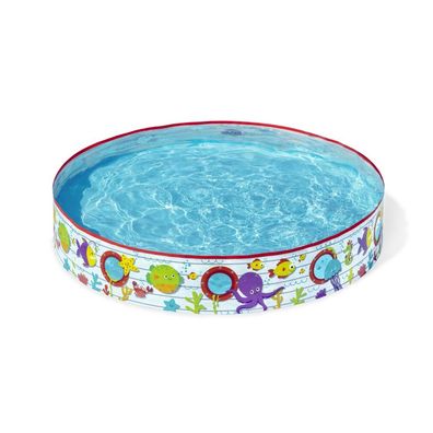 Bestway 55029 Basenik Rozporowy FILL 'N FUN BURTA STATKU Z Okienkami 152cm x 25cm