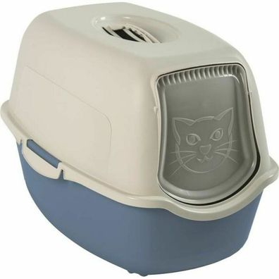 Katzentoilette Rotho My Pet BAILEY Weiß/Blau