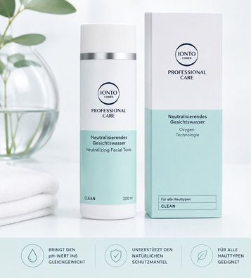 IONTO-COMED Professional Care CLEAN Neutralisierendes Gesichtswasser, 200 ml