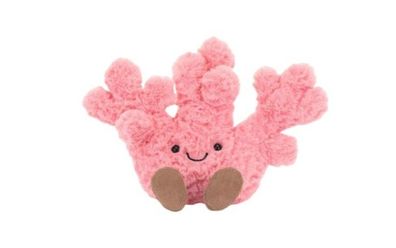 JellyCat Amuseables Korallen-Stofftier Rosa Korallen-Pluschtier Z