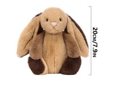 Jellycat Bashful Patchwork Brown Bunny RARE England Limited Edition Geschenk Z