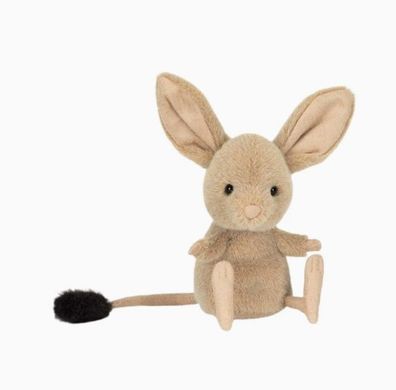Jellycat-Plüschtier — Komplett mit allen drei Etiketten — Wüstenspringmaus — 13 cm