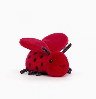 Jellycat Plüschtier - Herz-Marienkäfer (13 cm)