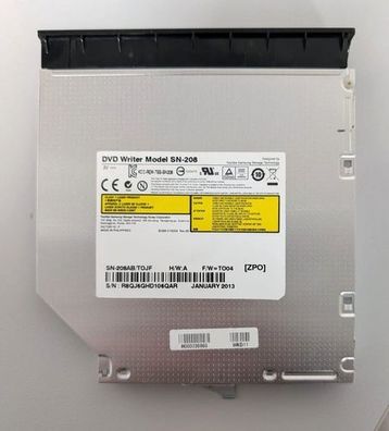 Toshiba Satellite Pro C870-1FL DVD Brenner Laufwerk SN-208AB