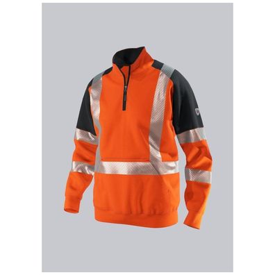 BP Warnschutz-Sweatshirt-Troyer 2137-873