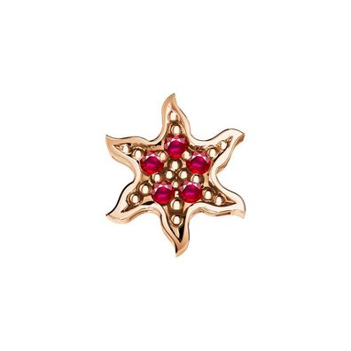 Frau Oro – DCHR6572 – Einzelnes Sonnenelement Rosegold UND RUBINE
