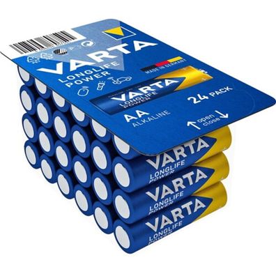 VARTA Longlife Power AA Batterien – 24er Pack | Alkaline 1,5?V | High Performance