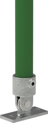 Rohrverbinder | Gelenkfuß | 169E60 | 60,3 mm | 2" | Feuerverzinkt u