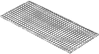 Lichtschachtrost Baunormrost | Maße: 490x1190x20 mm 30/30 mm | aus S235JR (St37-2),