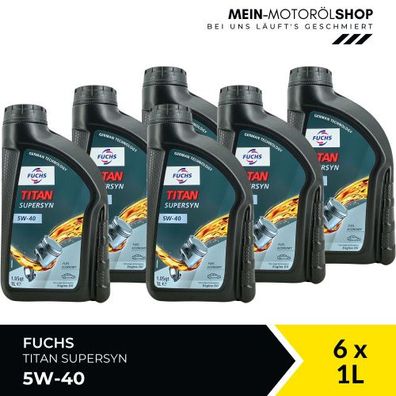 Fuchs Titan Supersyn 5W-40 6x1 Liter