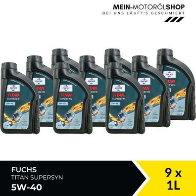 Fuchs Titan Supersyn 5W-40 9x1 Liter