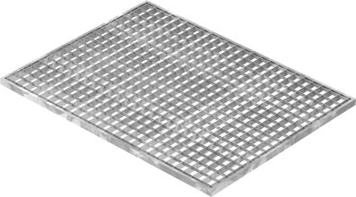 Lichtschachtrost Baunormrost | Maße: 590x790x20 mm 30/30 mm | aus S235JR (St37-2),